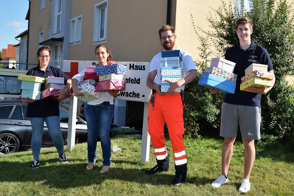 BRK-Bereitschaft und Burglengenfelder Krankenhaus unterstützen Spendenaktion